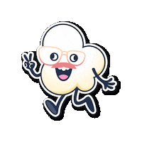 jerrypop food foodie popcorn craftpopcorn Sticker