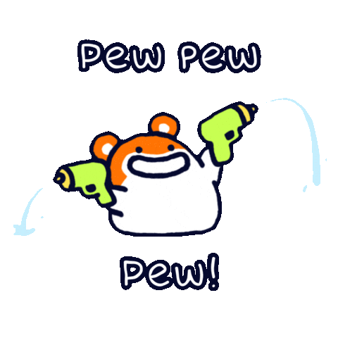 Pew Pew Summer Sticker