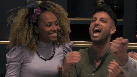 Happy Scream GIF by Big Brother 2022