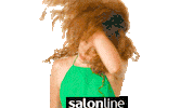 girl hair flip Sticker by Salon Line