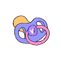 Pacifier Sticker by Verywell Family