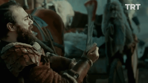 dirilis ertugrul fight GIF