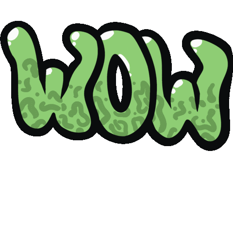bokzgraff wow graffiti leopard woow Sticker