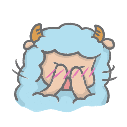 marukolifeday giphyupload shame kumo 害羞 Sticker