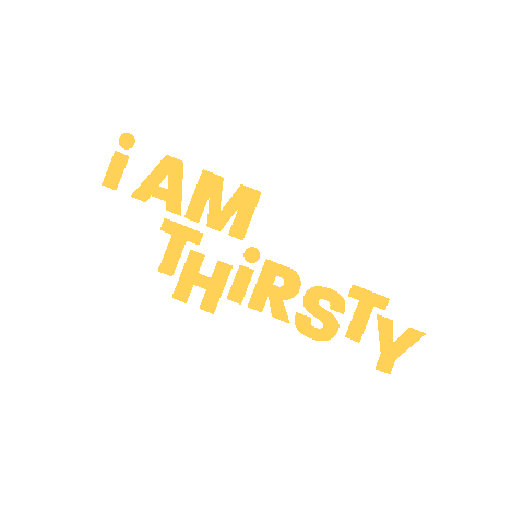 Iamthirsty Sticker by I AM BOARD