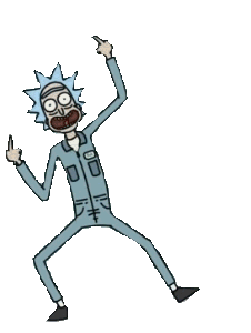 rick and morty Sticker