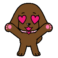 In Love Hearts Sticker by MyMorningDog