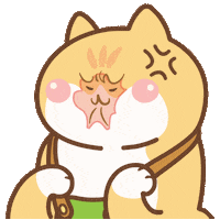 Angry Cat Sticker by catgrass