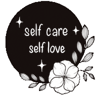 Flower Self Care Sticker