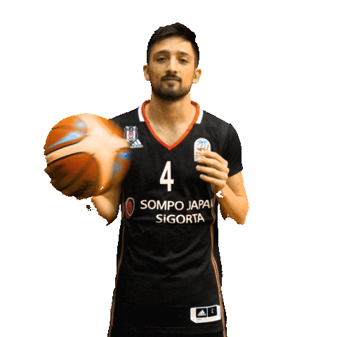 basketball ball Sticker by Beşiktaş