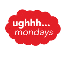 Monday Morning Ugh Sticker by Animanias