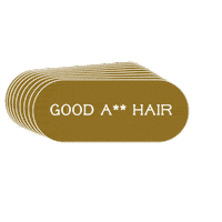 Good Ass Hair Sticker by goldenrod_parlor