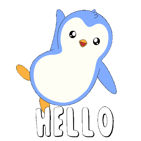 Wave Hello Sticker by Pudgy Penguins