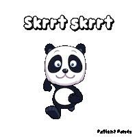 Panda Speed Sticker by VeeFriends