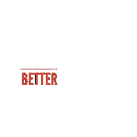 Better With Coffee Sticker by Amity Coffee Co