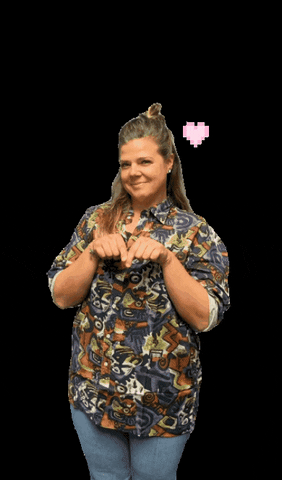 Sarah-Baum love heart kiss baby GIF