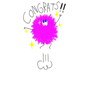 harunaendo0209 giphygifmaker kawaii yay congrats Sticker