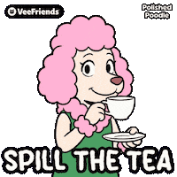 Dog Pink Sticker by VeeFriends