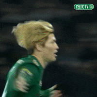 Soccer Sliding GIF by Celtic Football Club