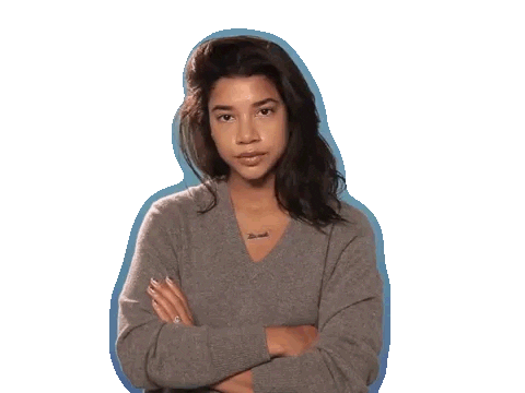 mood whatever Sticker by Hannah Bronfman 