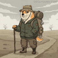 Shiba Inu Walking GIF by Doge Pound