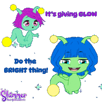 Fire Glow Sticker by ShimmertheGlowworm