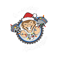 Gmonkeytt christmas automotive mechanic trinichristmas Sticker