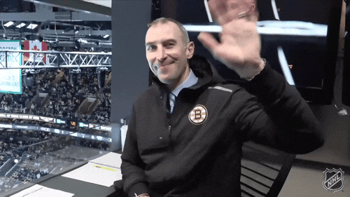 Happy Boston Bruins GIF by NHL