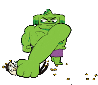 Politics Hulk Sticker