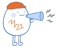 Egg Talking Sticker by M21.hk