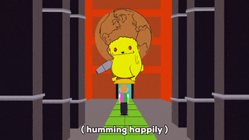 happy pokemon GIF by South Park 