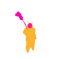 bbraio dance animation fire devil Sticker