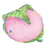 Ice Cream Flower Sticker