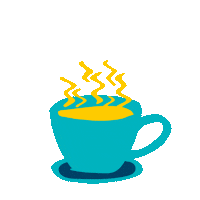 Coffee Cup Sticker by PS:Digital