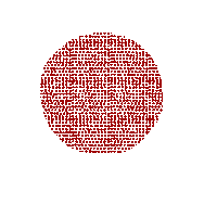 Lettering Circle Sticker