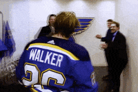 High Five Nathan Walker GIF by St. Louis Blues