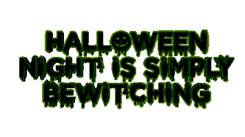 Bewitching Trick Or Treat Sticker by OpticalArtInc.