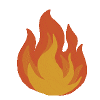 Fire Flame Sticker by The Noble Brand