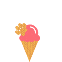 ice cream dog Sticker by Rover.com