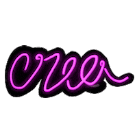 neon believe Sticker by Andrea Caceres