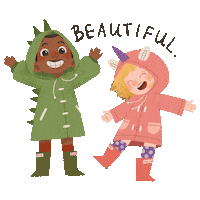 Husnaghniya rain jacket love yourself affirmation Sticker