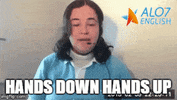 hands up education GIF by ALO7.com