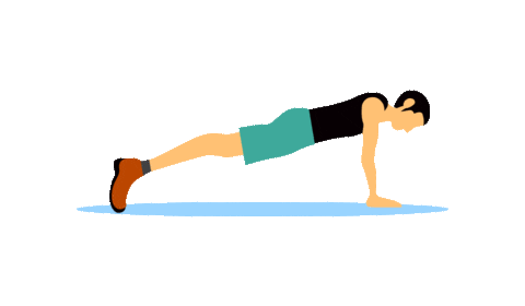 Workout Push Up Sticker by Positive Programming