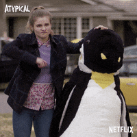 netflix penguin sam die heartbroken GIF
