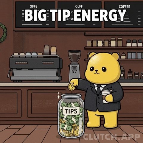 Coffee Shop Thank You GIF by Kanpai Pandas