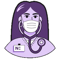 Woman Doctor Sticker by Novant Health