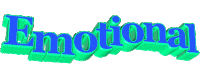 emotional emo Sticker