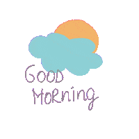 Good Morning Sun Sticker
