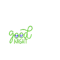 Good Night Neon Sticker