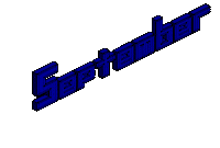 Pixel September Sticker